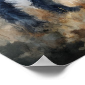 ケリーブルーテリアドッグアートプリントポスター ポスター (角)