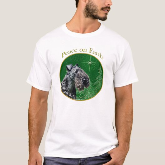 ケリーブルーテリアピース Tシャツ (正面)