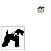 ケリーブルーテリアードッグパピーアイリッシュ ラバースタンプ (押印)