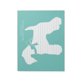 ケリーブルーテリアードッグパピー ノートパッド (回転)