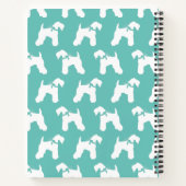 ケリーブルーテリアードッグパピー ノートブック (裏面)
