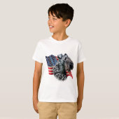 ケリーブルーテリア国旗 Tシャツ (正面フル)