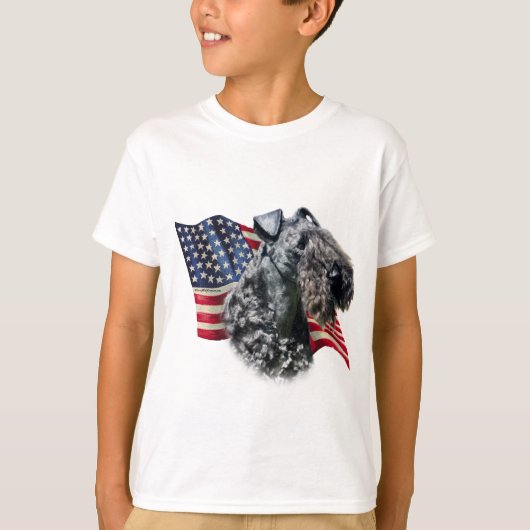 ケリーブルーテリア国旗 Tシャツ (正面)