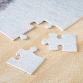 ケリーブルーテリア絵画ーのかわいいオリジナルドッグアート ジグソーパズル (側面)