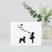 ケリーブルーテリア ポストカード (スタンド正面)