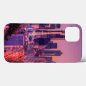 ケリー公園からのシアトルのスカイラインの後ろの日没 Case-Mate iPhoneケース (裏面 (横))