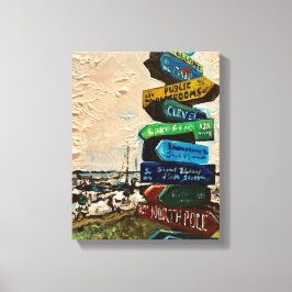 ケリー島の方向標絵画標 キャンバスプリント