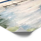 ケリー島ジェットX波止場 ポスター (角)