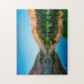 ケリー湖カリフォルニア。クリスマスの挨拶 ジグソーパズル (縦)