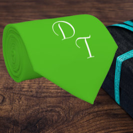 ケリー無地のグリーン – あなたのネックタイのモノグラム ネクタイ