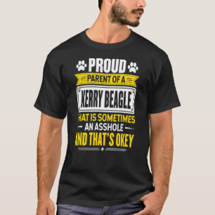 ケリー誇りを持ったビーグル犬のオーナーママパパの親 Tシャツ