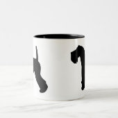 ケリー青テリアのギア ツートーンマグカップ (中央)