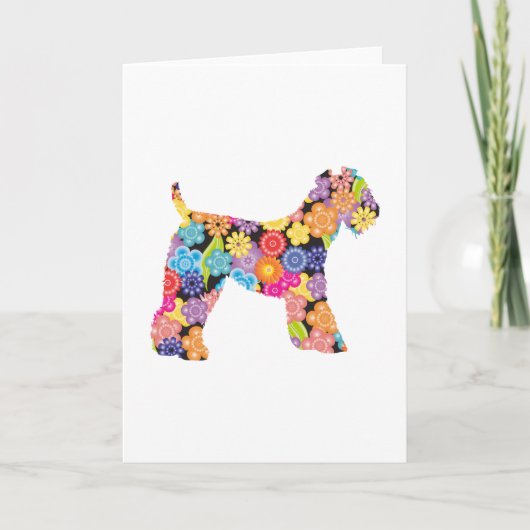 ケリー青テリア カード (正面)