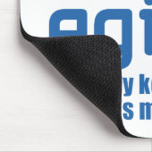 ケリー青テリア マウスパッド (コーナー)