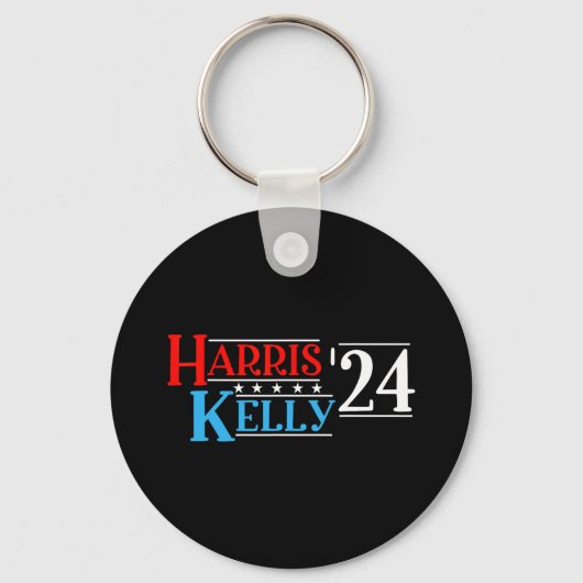 ケリー2024大統領ヴィンテージ愛国民主党代表 キーホルダー (正面)