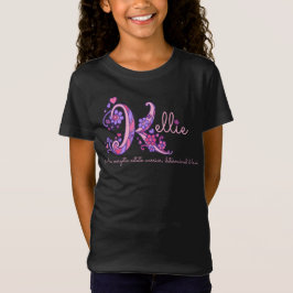 ケリー·ガールズ·ネームKモノグラム·ハート Tシャツ