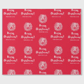 ケリー・クリスマスをお祈り ラッピングペーパー (フラット)