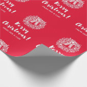 ケリー・クリスマスをお祈り ラッピングペーパー (角)