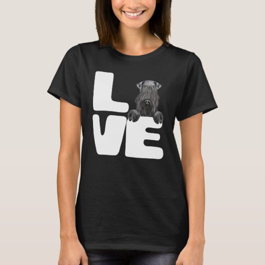 ケリー・ブルー・テリアの愛犬 Tシャツ (正面)