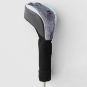 ケリー·ブルー·テリ絵画アのかわいいオリジナルの犬のアート ゴルフヘッドカバー (アングル)