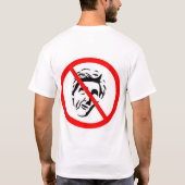 ケリー(前部および裏側)へのいいえ Tシャツ (裏面)