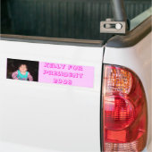 ケリー、大統領2008年のためのケリー バンパーステッカー (トラック上)