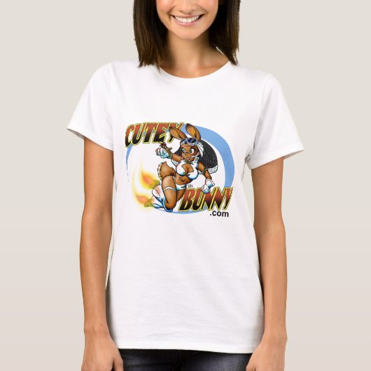 ケリーo'hare! (cuteyのバニー) tシャツ (正面)