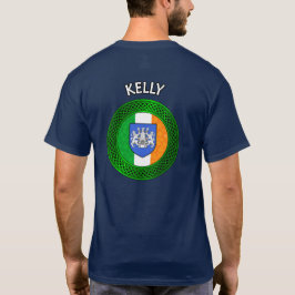 ケリーTシャツ - アイリッシュフラグシャムロックケルトノット Tシャツ