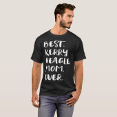 ケリ最高のービーグルママ Tシャツ (正面フル)