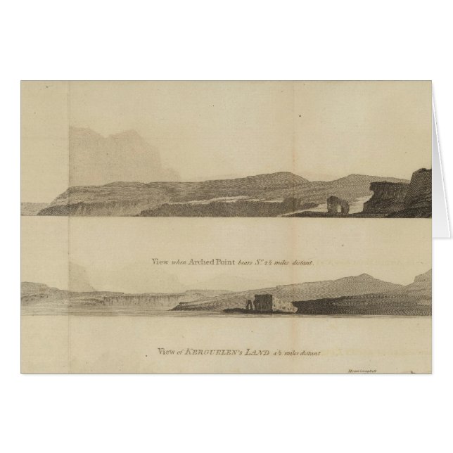 ケルゲレンの土地のアーチ型ポイント (正面横)