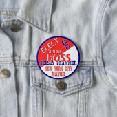 ケルシー・グラマーNYCの市長2013年 缶バッジ (インサイチュ)