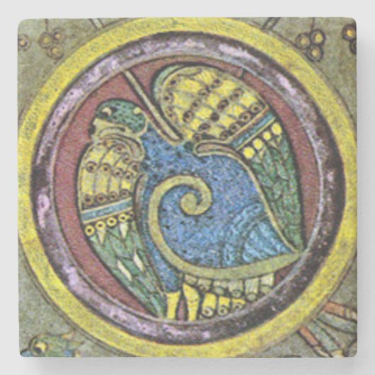 ケルスケルト鳥、アイリッシュコースター ストーンコースター (正面)