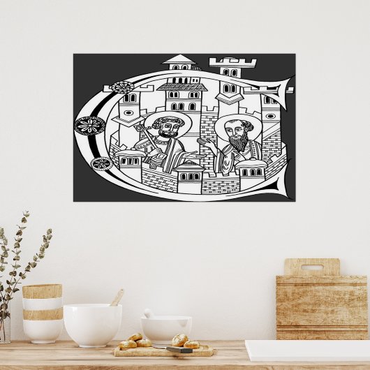 ケルズの修道士 ポスター (キッチン)