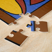 ケルズケルト結び目模様中世の鳥 ジグソーパズル (側面)