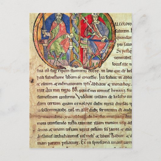 ケルソアビー憲章のページ ポストカード (正面)