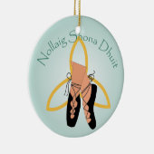 ケルティックダンスオーナメント セラミックオーナメント (右)