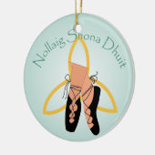 ケルティックダンスオーナメント セラミックオーナメント (左)