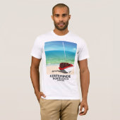 ケルテミンデ ノース ビーチ デンマーク 旅行 ポスター Tシャツ (正面フル)