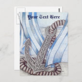 ケルトいかり航海の ポストカード (正面/裏面)