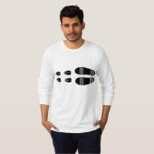 ケルトおもしろい羊の短剣 Tシャツ (正面フル)