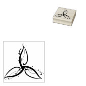 ケルトつる植物スタンプ ラバースタンプ (押印)