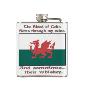 ケルトとウイスキーのウェルシュの血 フラスク (裏面)