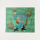 ケルトと羽 タペストリー (正面(横))