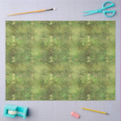 ケルトのアイリッシュグリーンと金ゴールドパター華美ン6 薄葉紙 (クラフト)