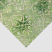 ケルトのアイリッシュグリーンと金ゴールドパタ華美ーン5 薄葉紙 (詳細)