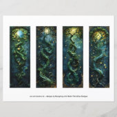 ケルトのアイリッシュブックマーク、ファンタジーブックマークs2 (裏面)