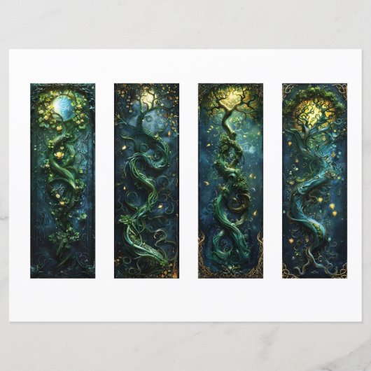 ケルトのアイリッシュブックマーク、ファンタジーブックマークs2 (正面)