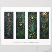 ケルトのアイリッシュブックマーク、ファンタジーブックマークs9 (正面)