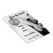 ケルトのインフィニティノット持ち手日付を保存 マグネット (右側)