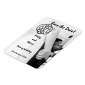 ケルトのインフィニティノット持ち手日付を保存 マグネット (左側)